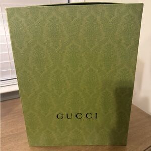 Gucci Olive Green Patterned Box